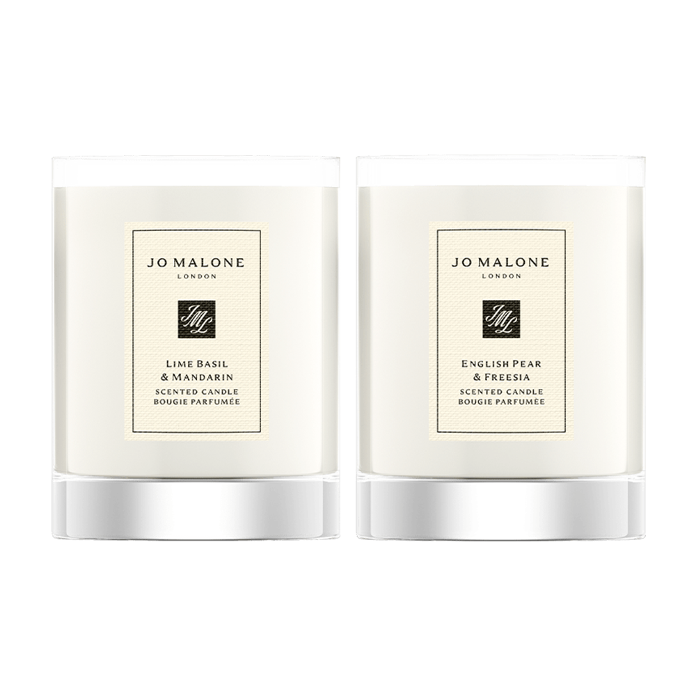 Duo de bougies opulentes et joyeuses