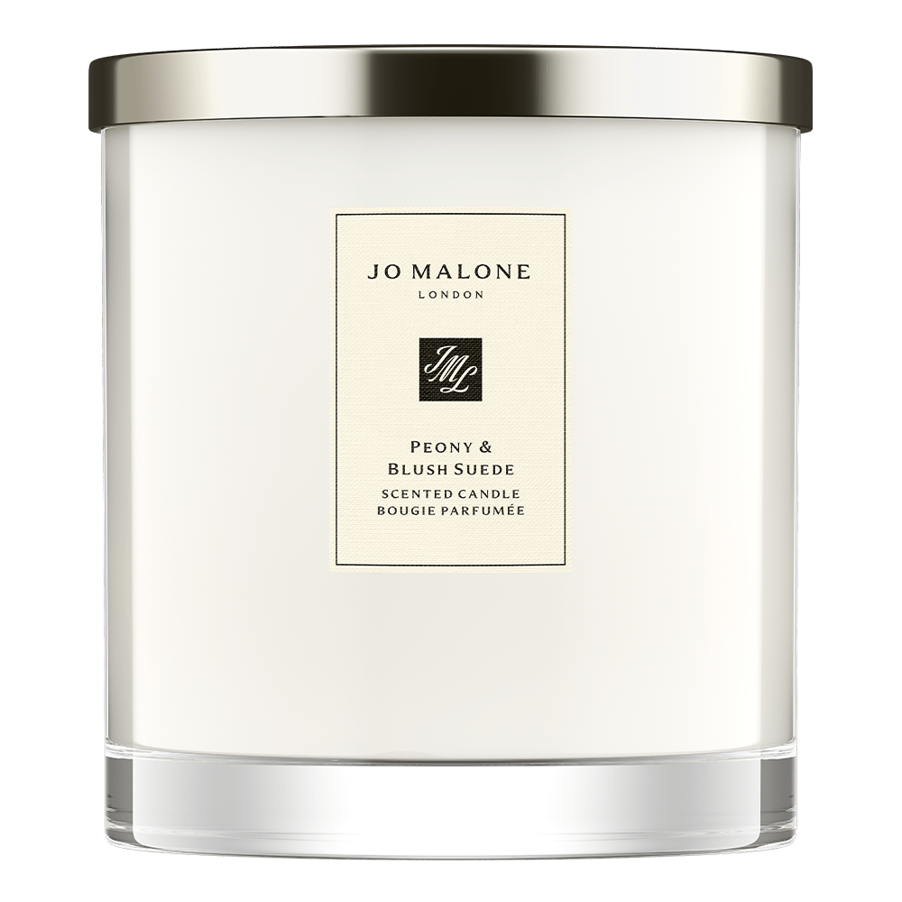 Peony & Blush Suede Luxury Candle