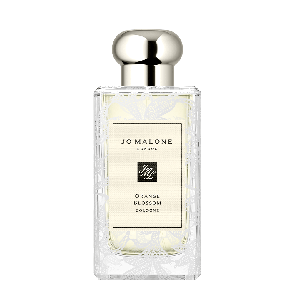 Orange Blossom Cologne with Daisy Leaf Lace Design