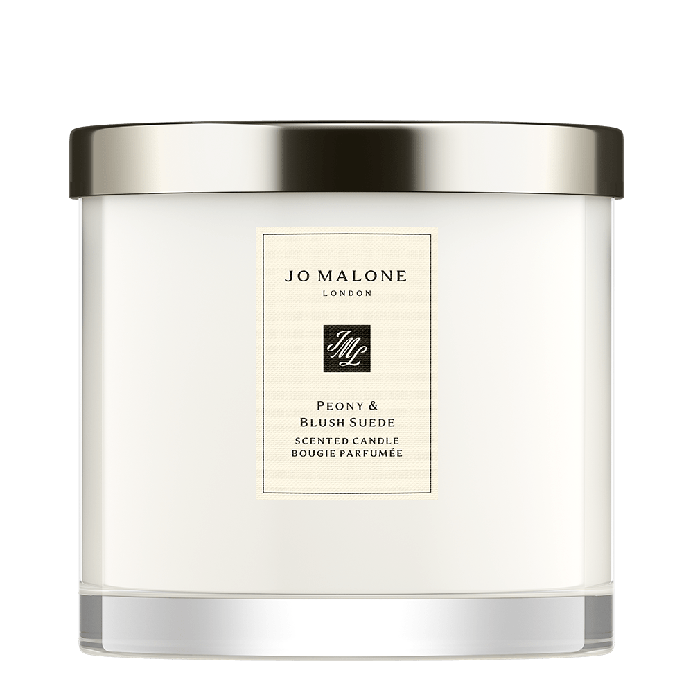 Peony & Blush Suede Deluxe Candle