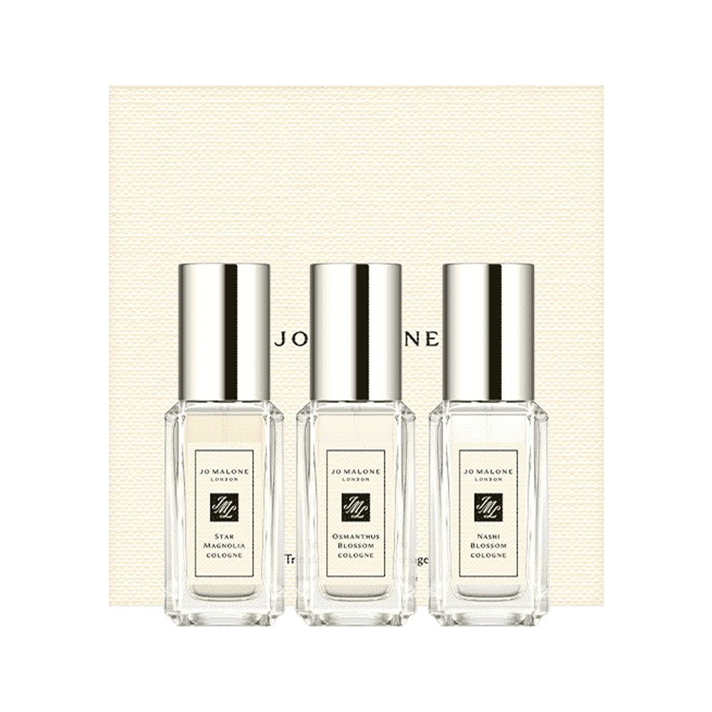 Set van drie Blossom Colognes voor op reis