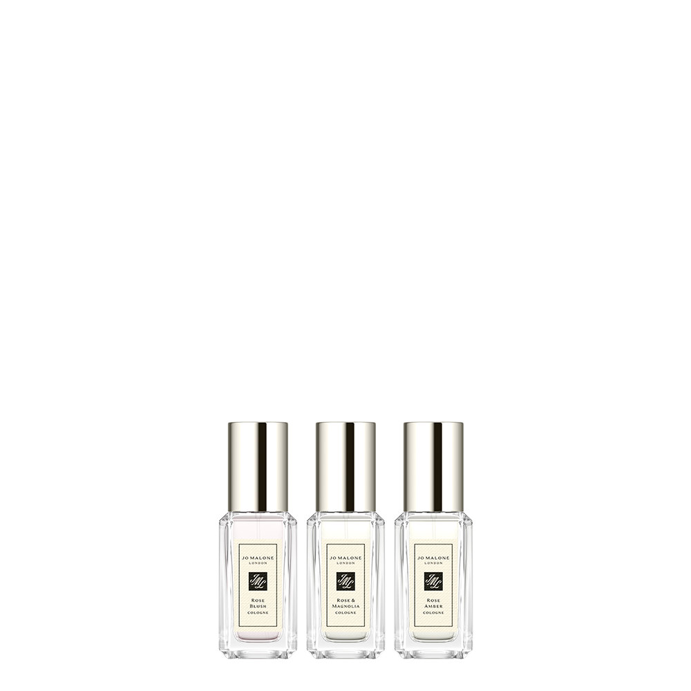 Trio de Colognes de Voyage Roses